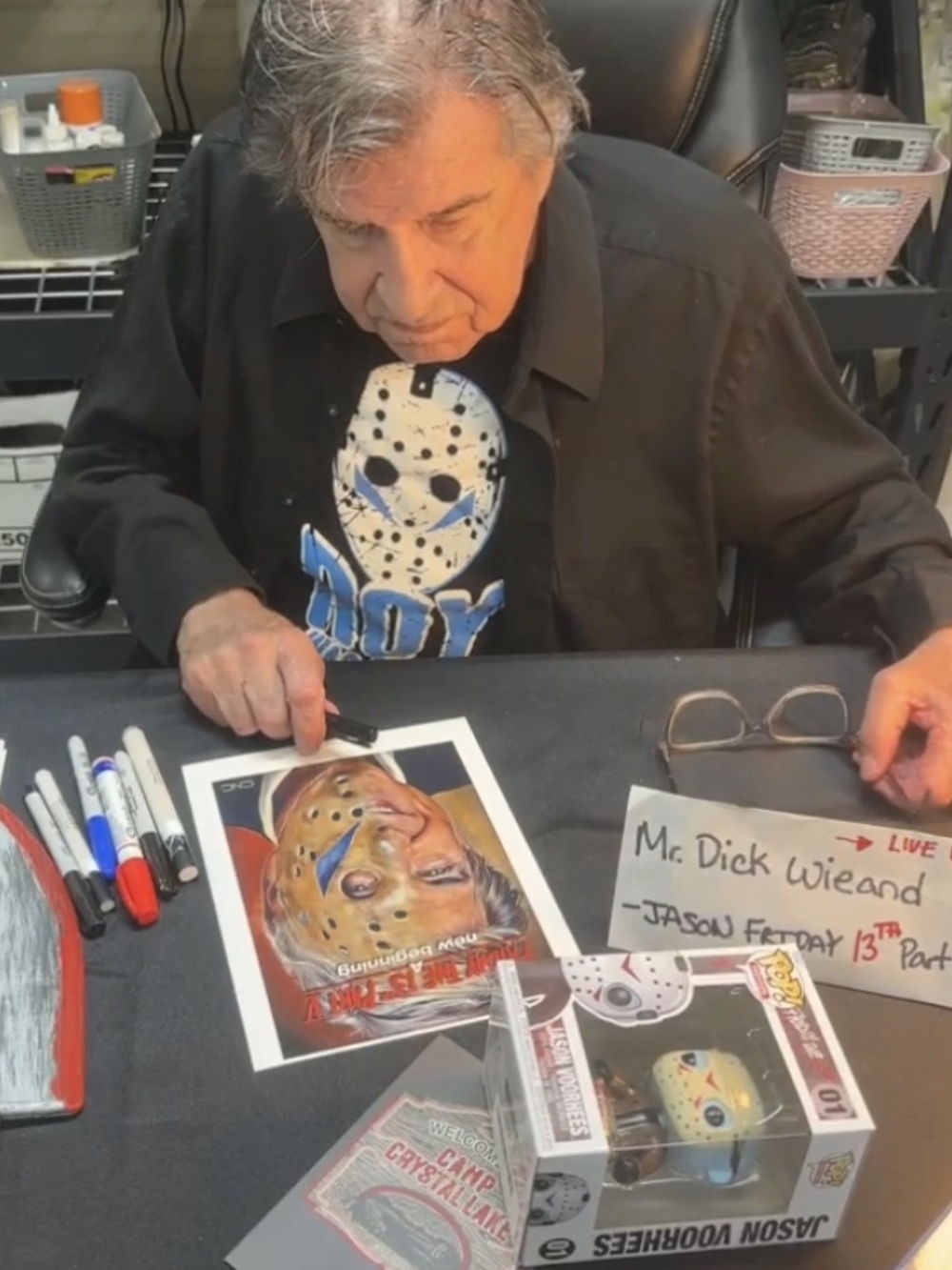0This is a signed  By Dick Wieand from Friday The 13th Movie